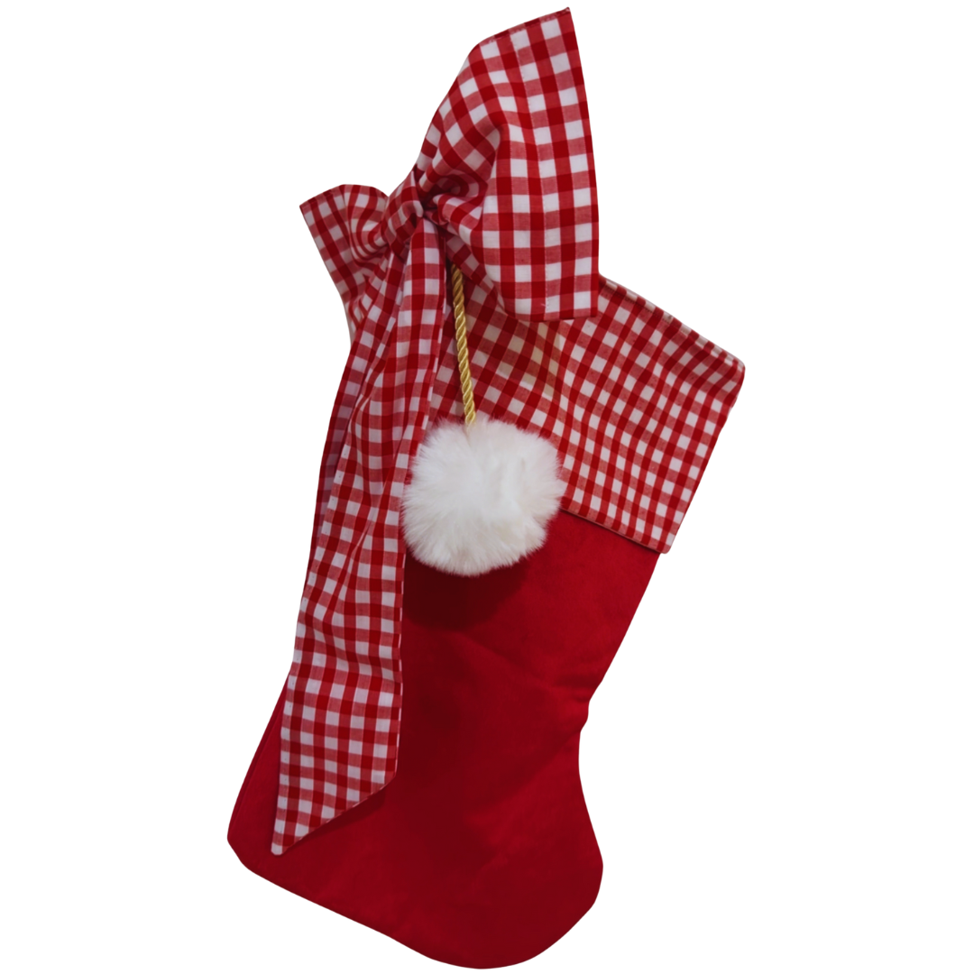 Gingham Stocking