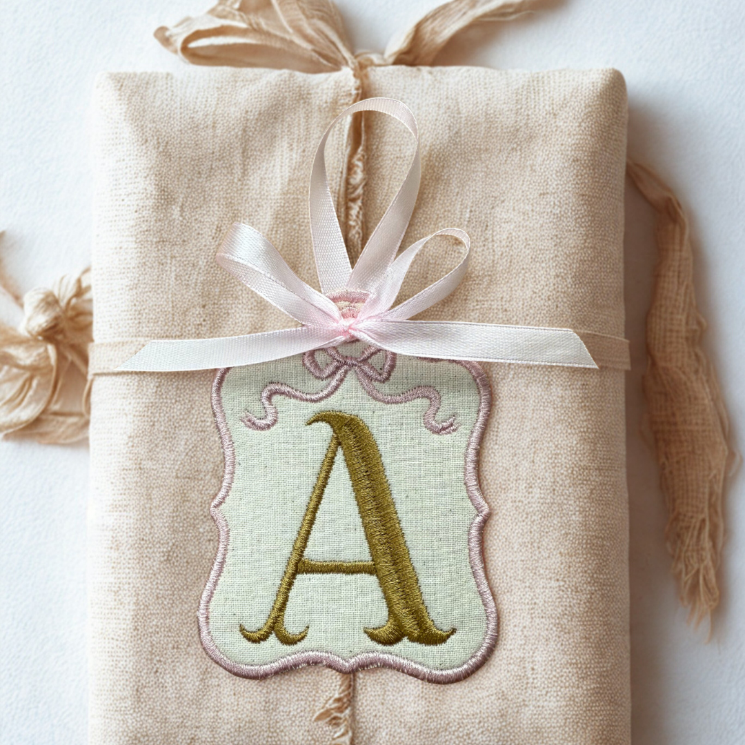 Monogram Letter Tag