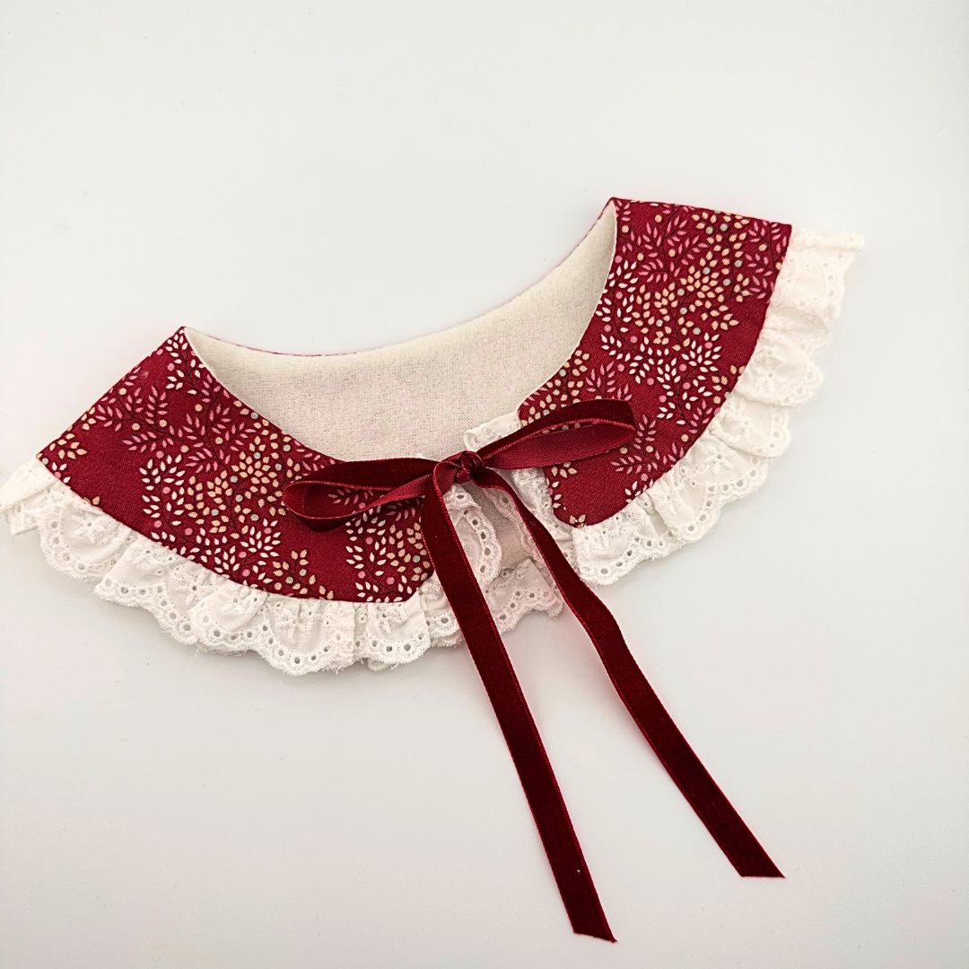 Red Lace Collar