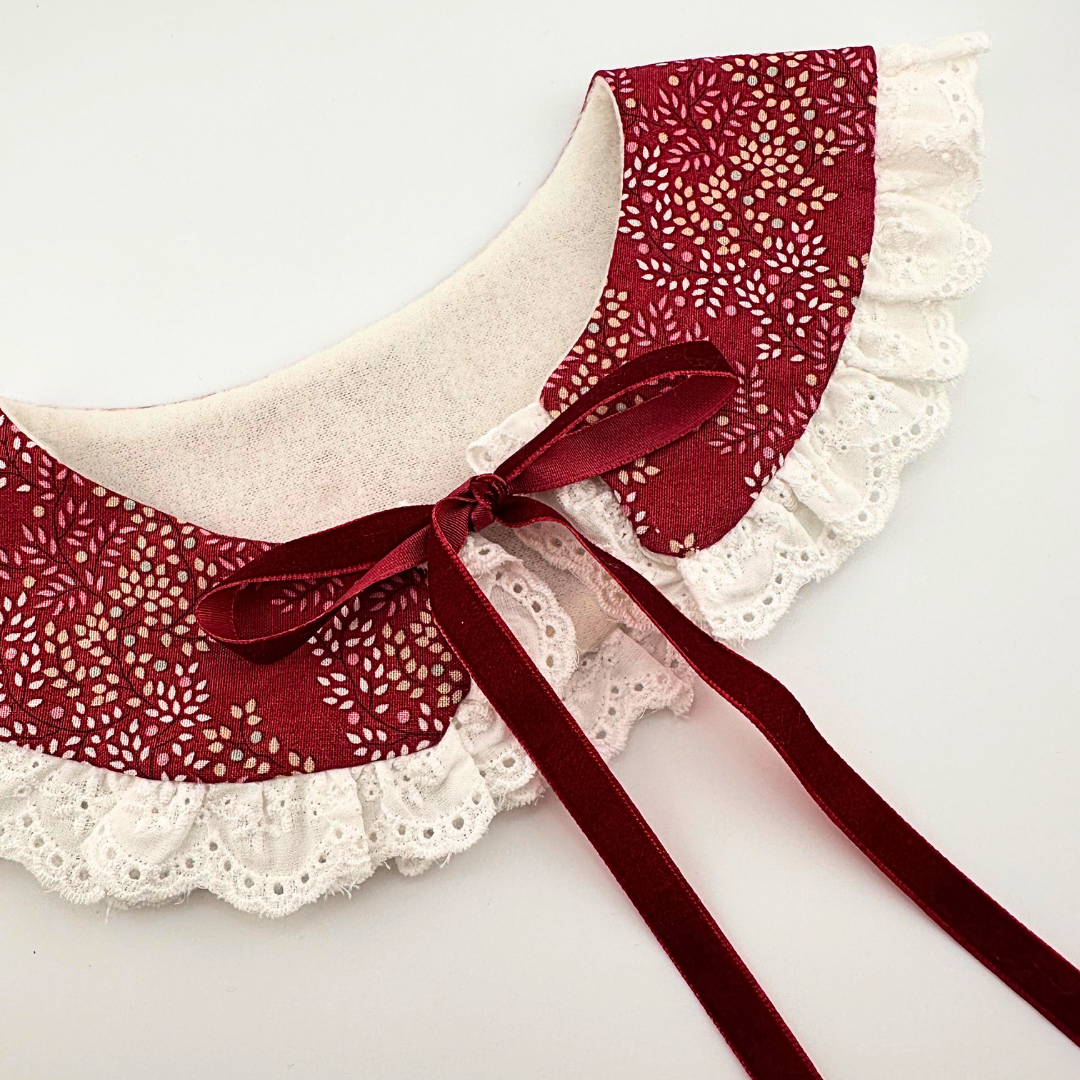 Red Lace Collar
