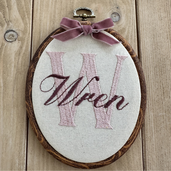 Letter with Name Wall Hanging