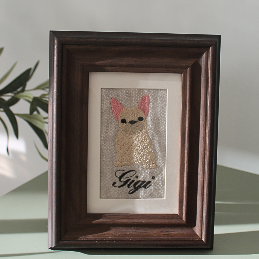 Custom Pet Embroidered Picture