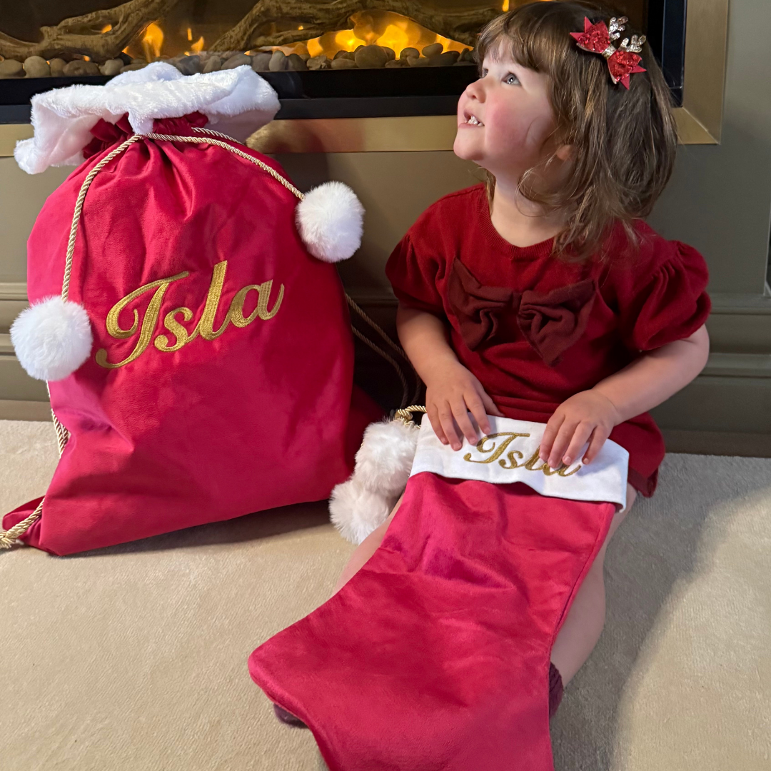 Christmas Stocking - Personalised with Name