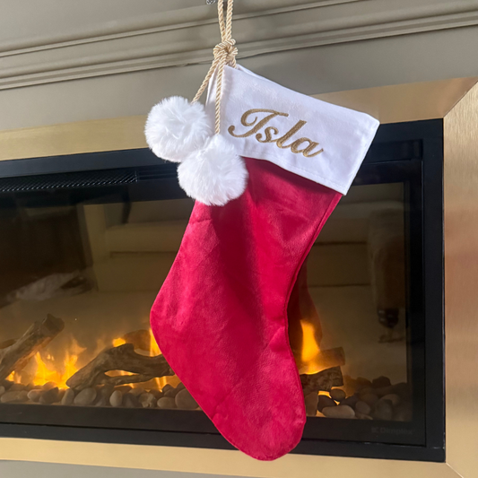 Christmas Stocking - Personalised with Name