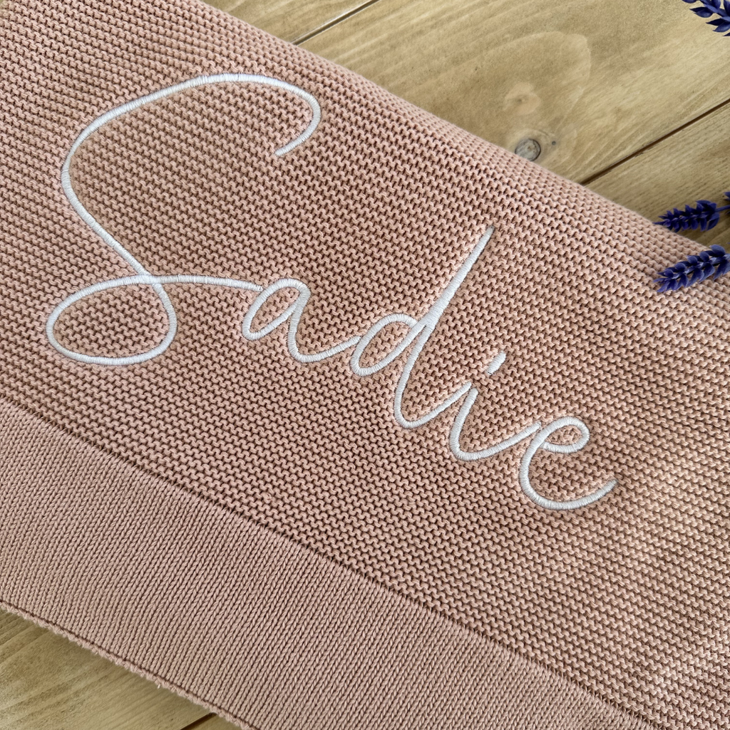 Personalised Baby Name Blanket