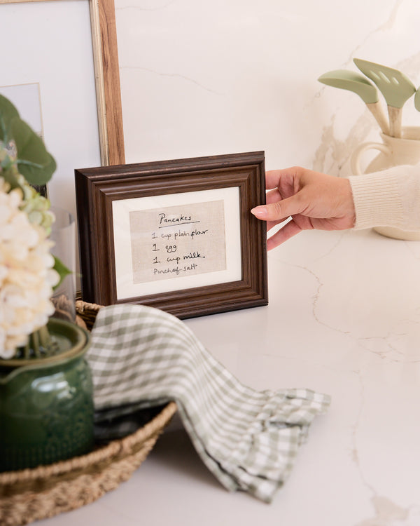 Written with Love Embroidered Note